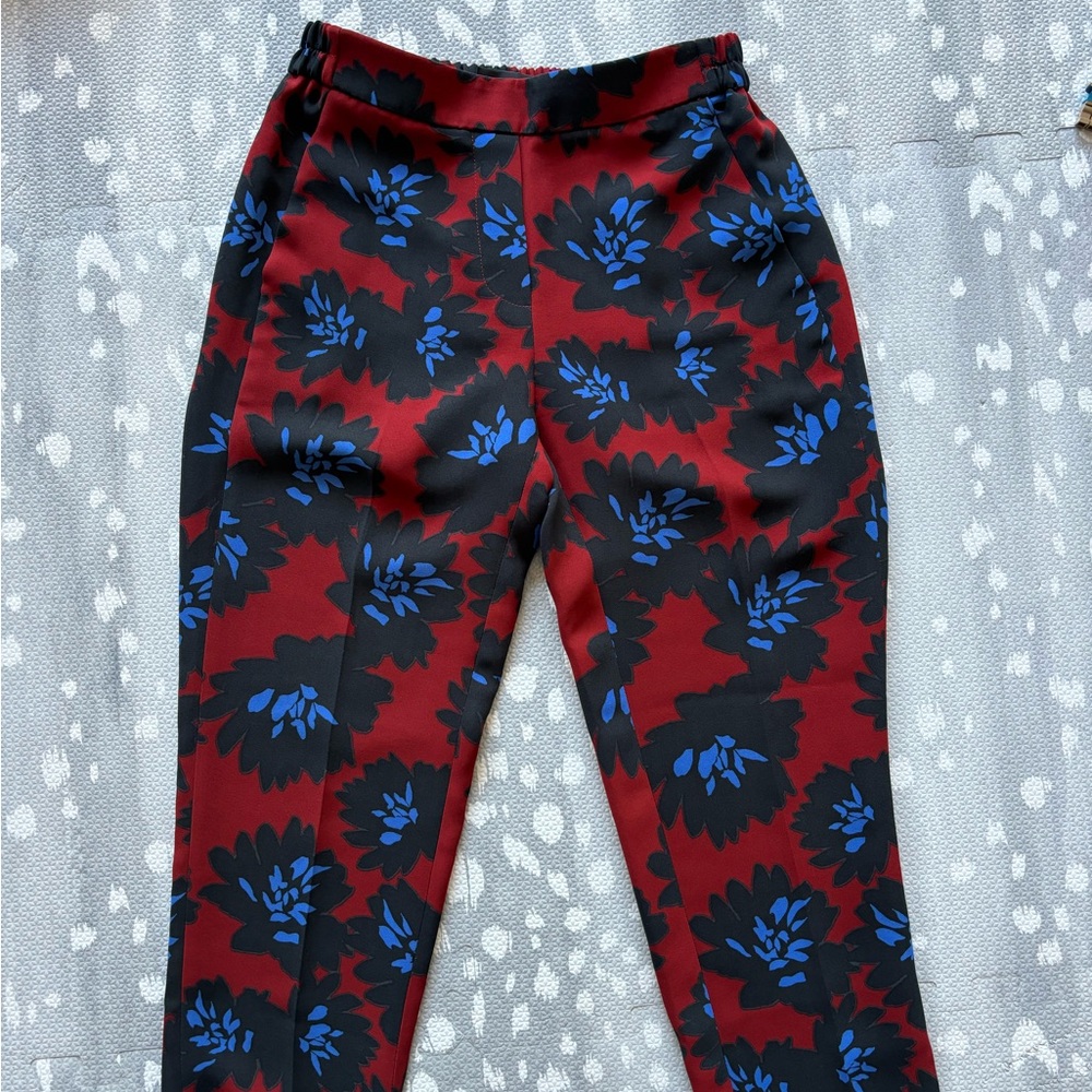 Jcrew cropped rose pants size 00